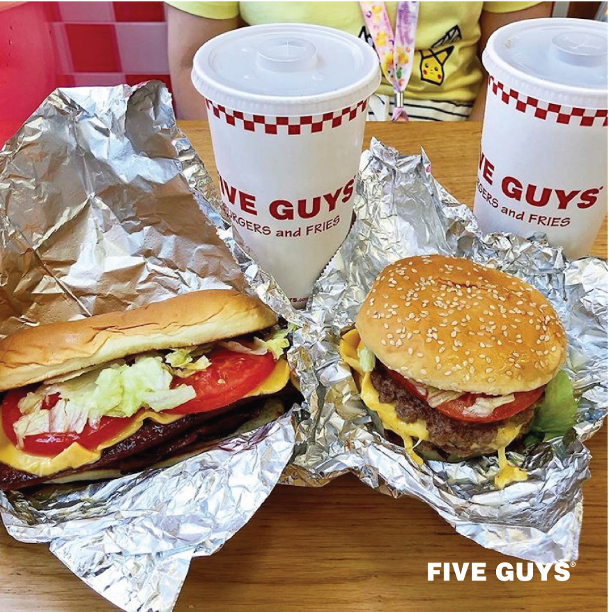 (圖片取自Five Guys Facebook)